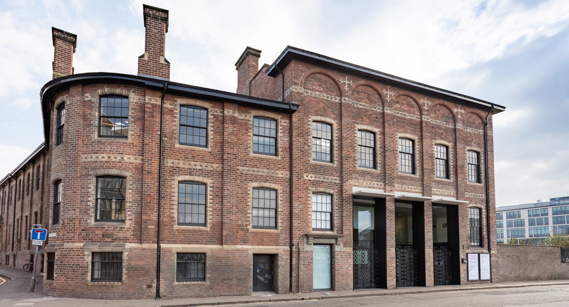 A photograph of the exterior of the Edinburgh Printmakers building