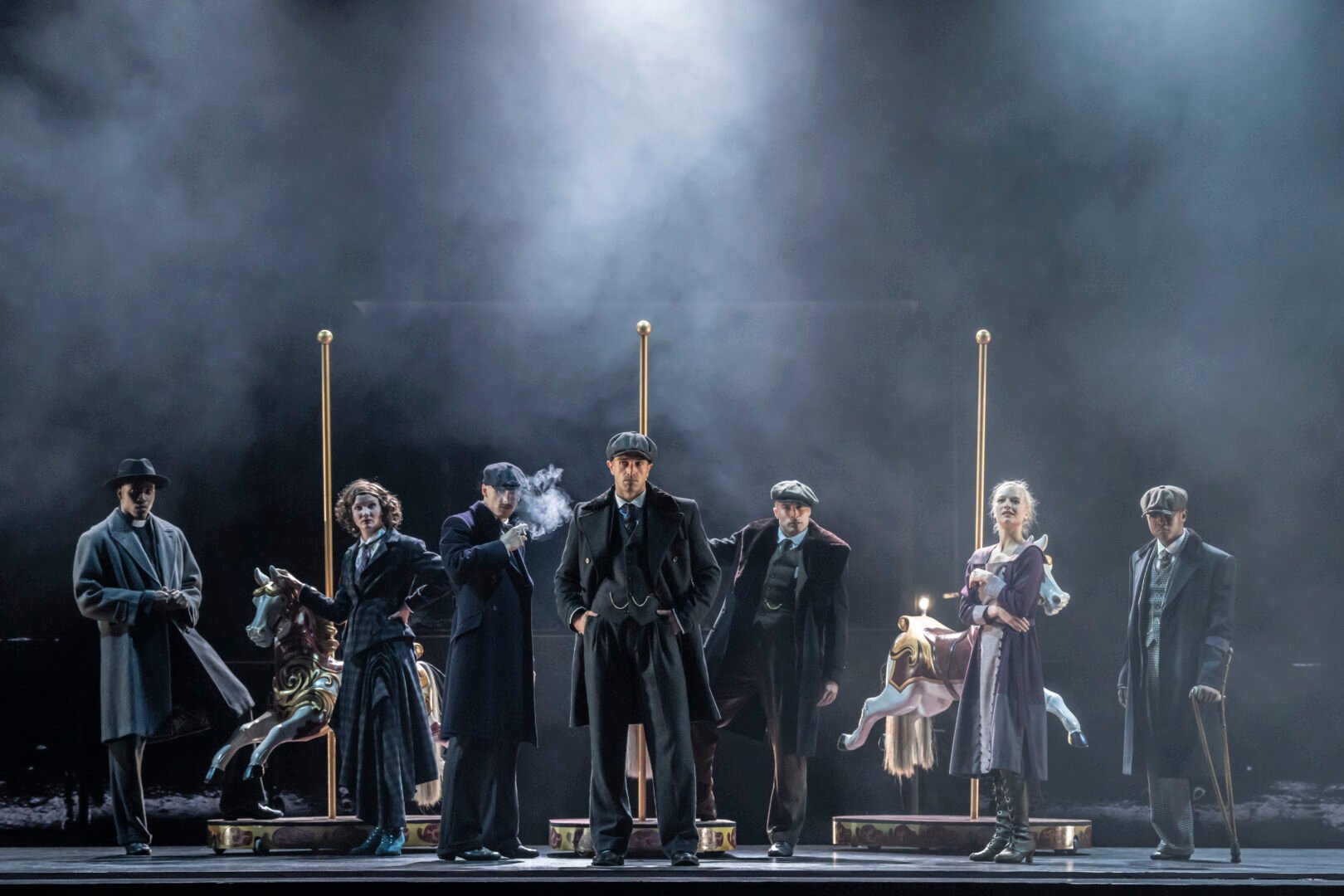 Cast of Peaky Blinders: Rambert on stage