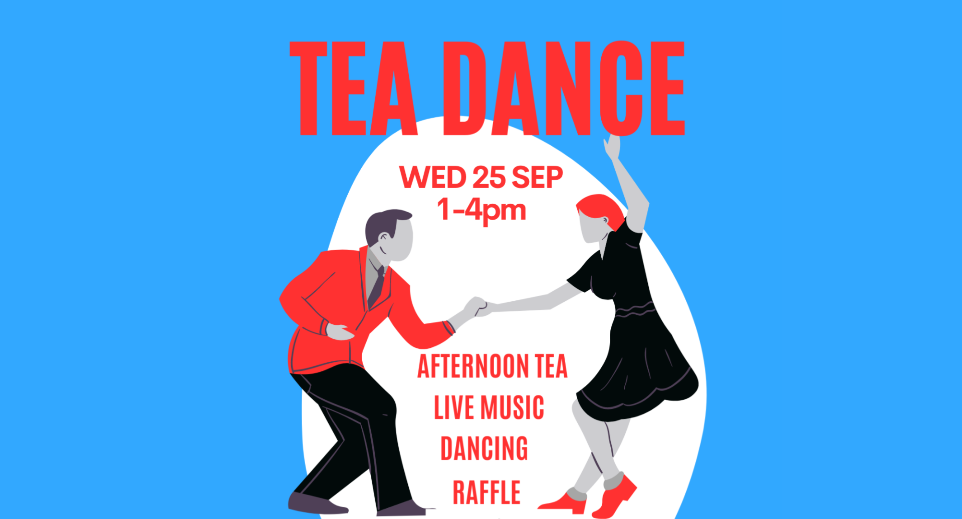 Poster for Tea Dance at Coffee Saints