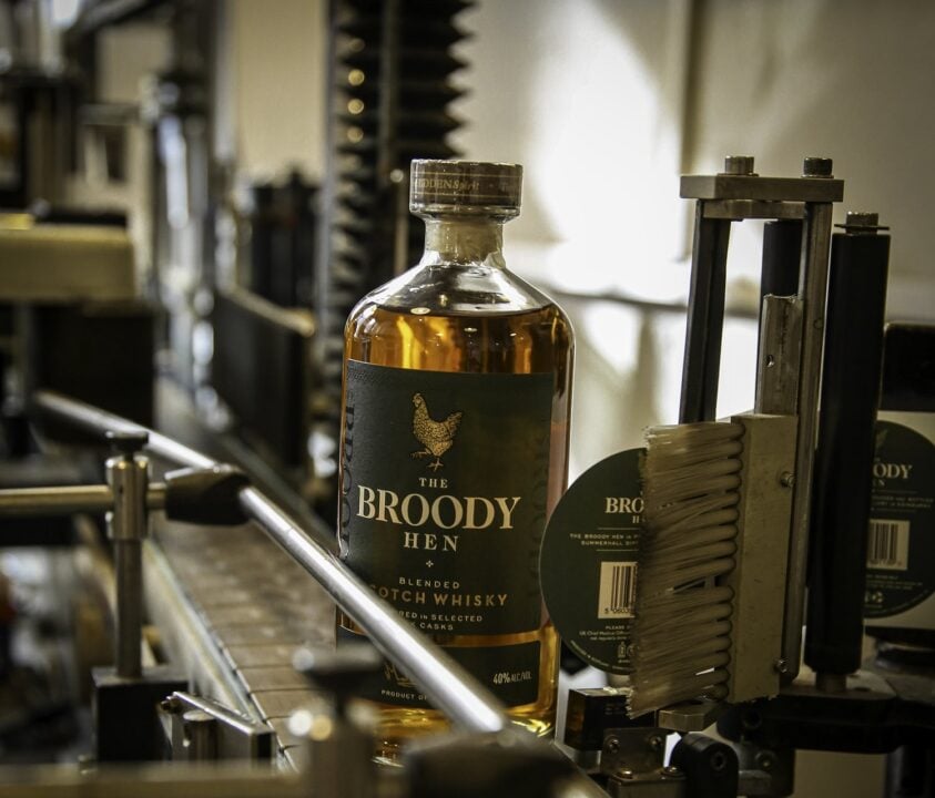 Broody Hen Gin production at Summerhall Distillery