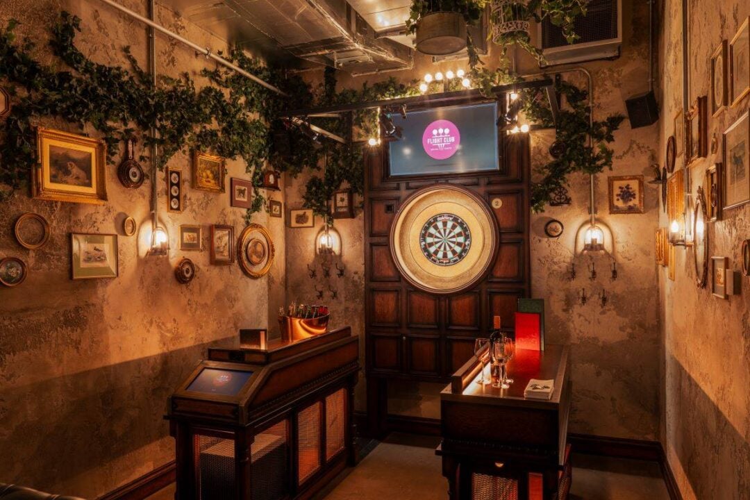 An image of a Social Darts playing area