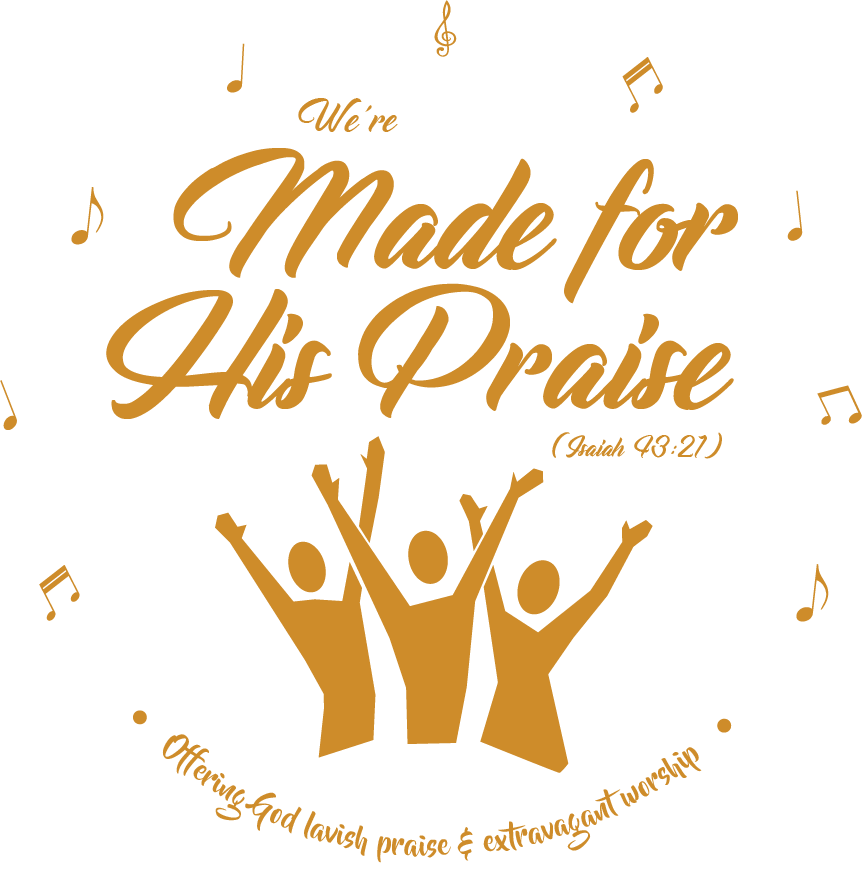 Made for his praise logo