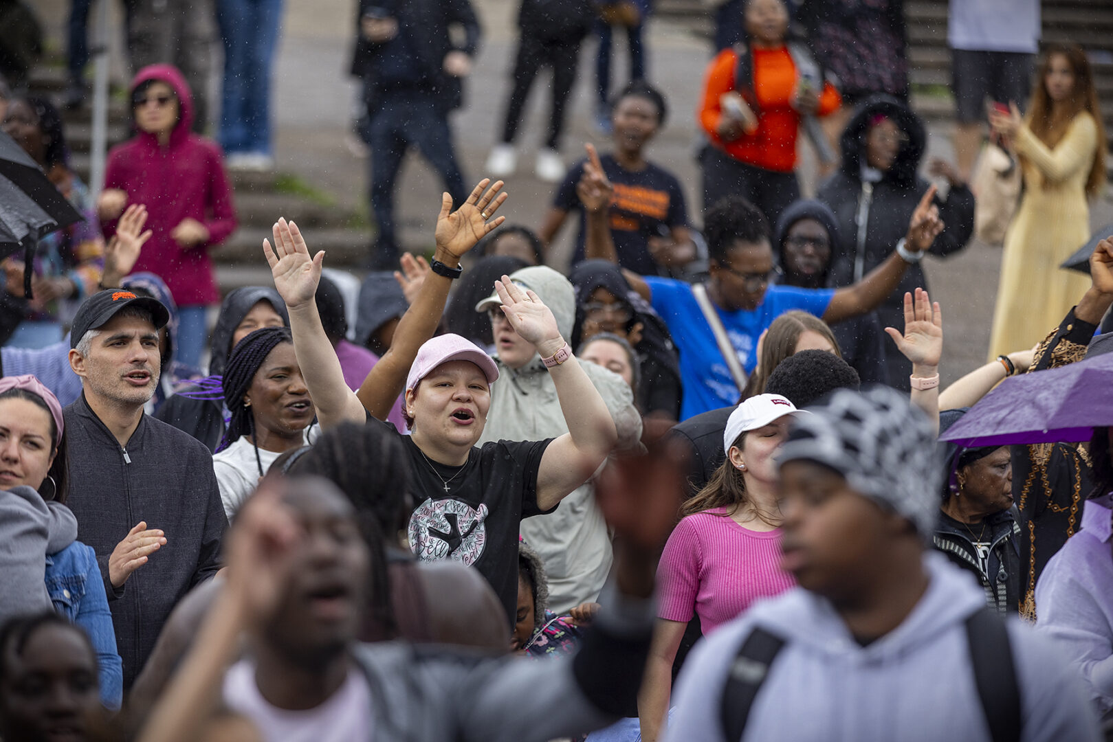 A shot of the crowd at a performance