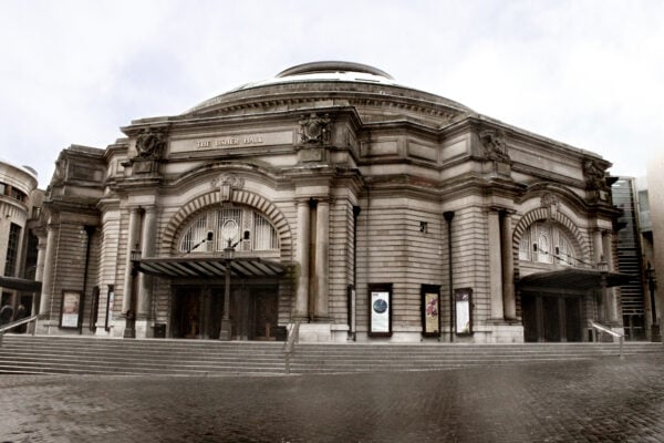 An exterior shot of the Usher Hall