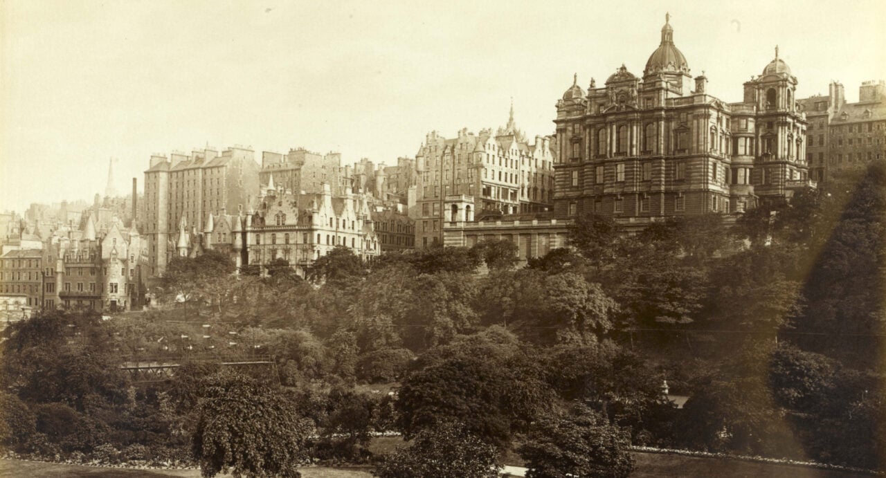 Old Town and Bank of Scotland, c1875 by George Washington Wilson,