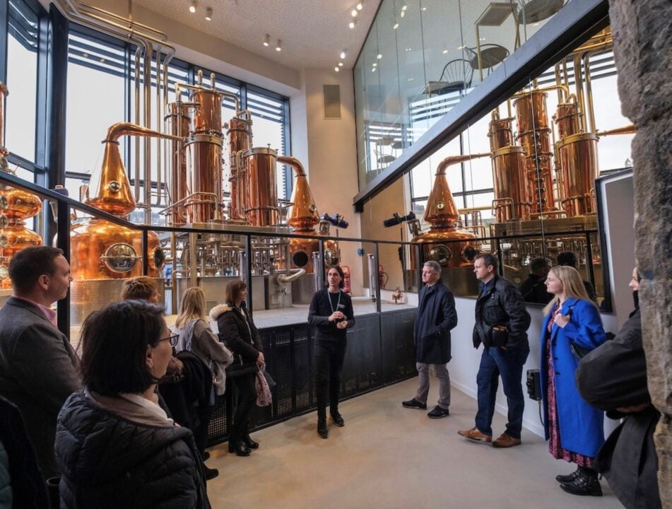 Gin tour at Edinburgh Gin Distillery