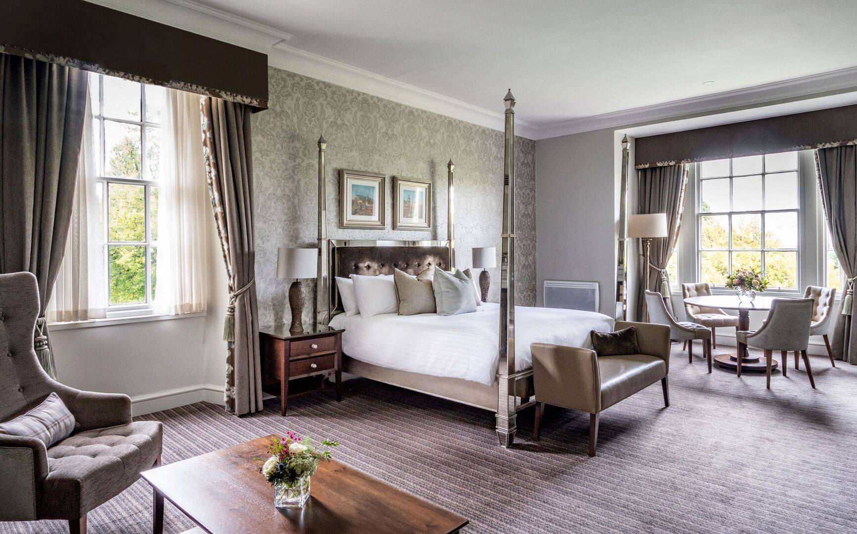 Norton House Hotel Feature Bedroom,© Hand Picked Hotels