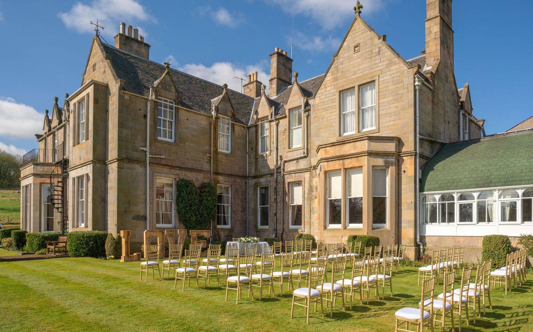 Norton House Hotel - Outside Ceremony,© Hand Picked Hotels