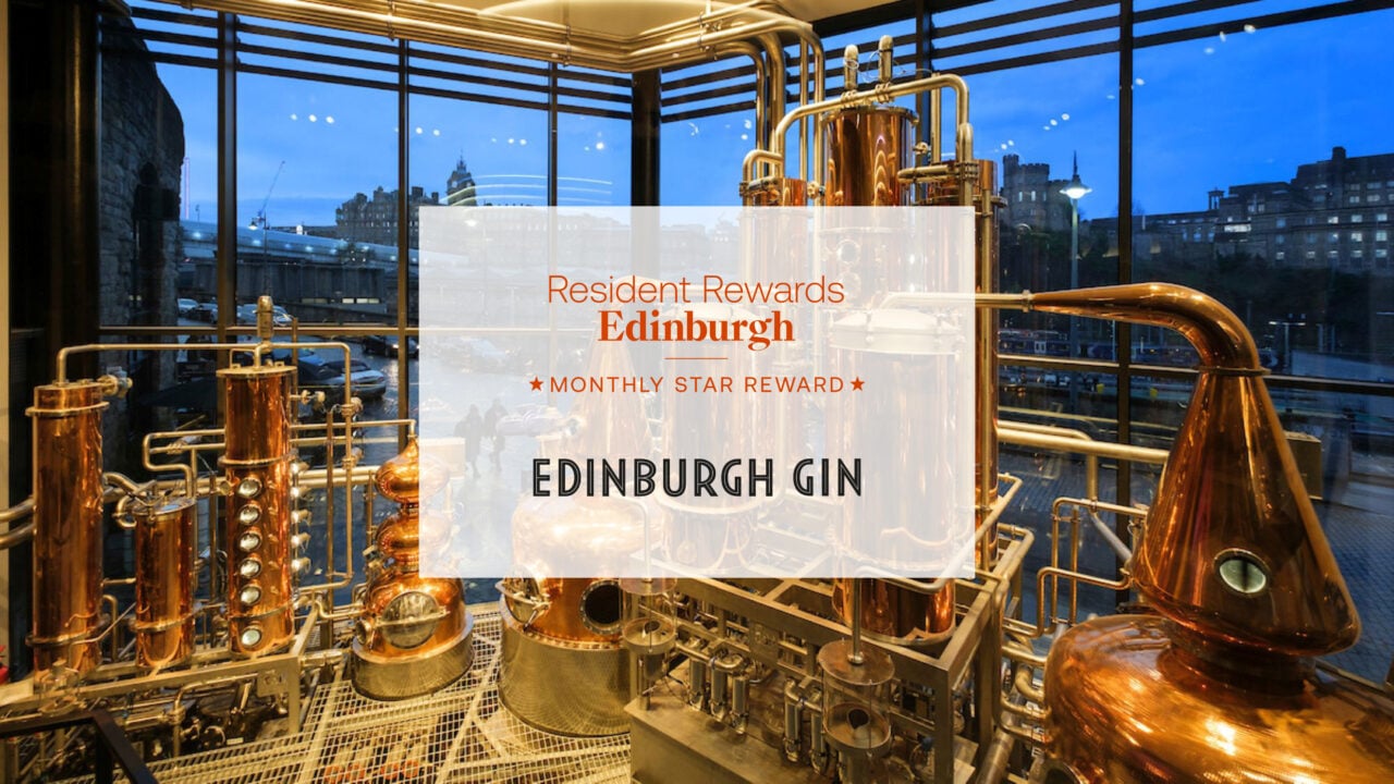 Edinburgh Gin Still with Resident Reward Star Logo on top off image