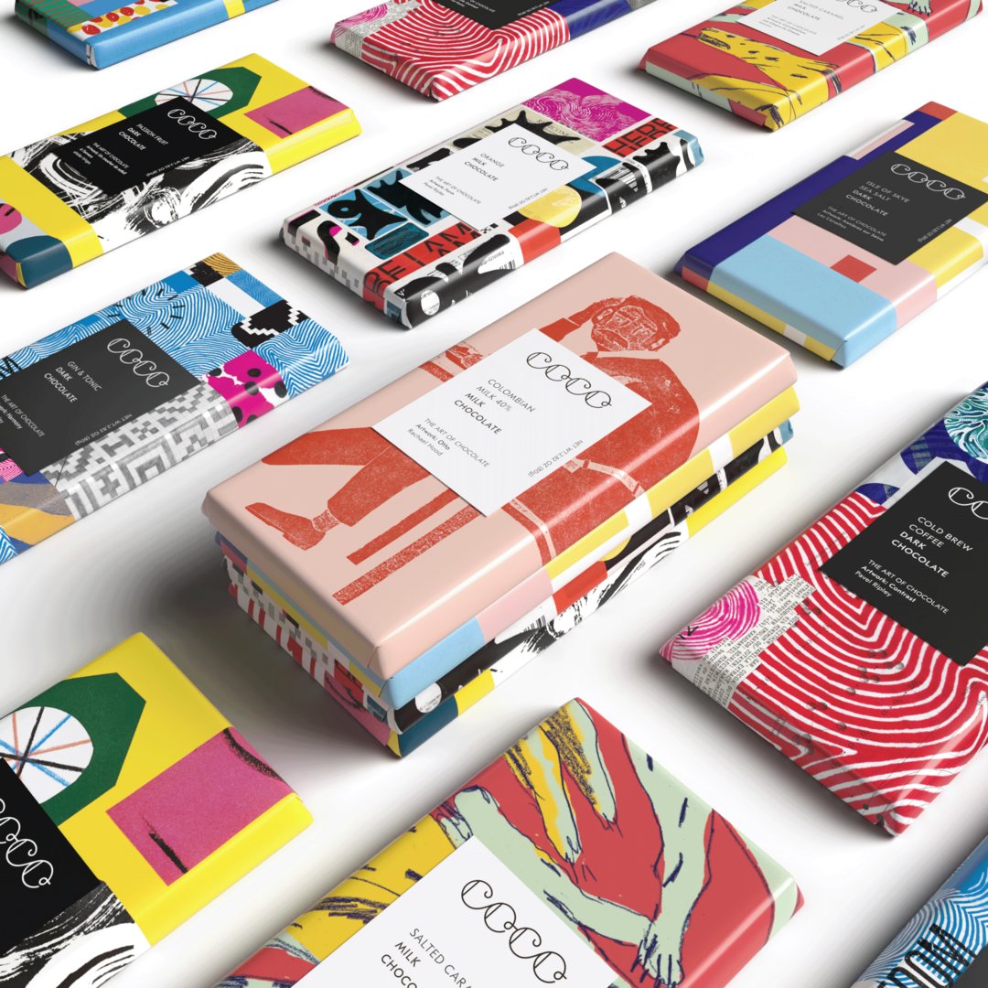 COCO Chocolatier chocolate bar in a range of flavours. ,© COCO Chocolatier