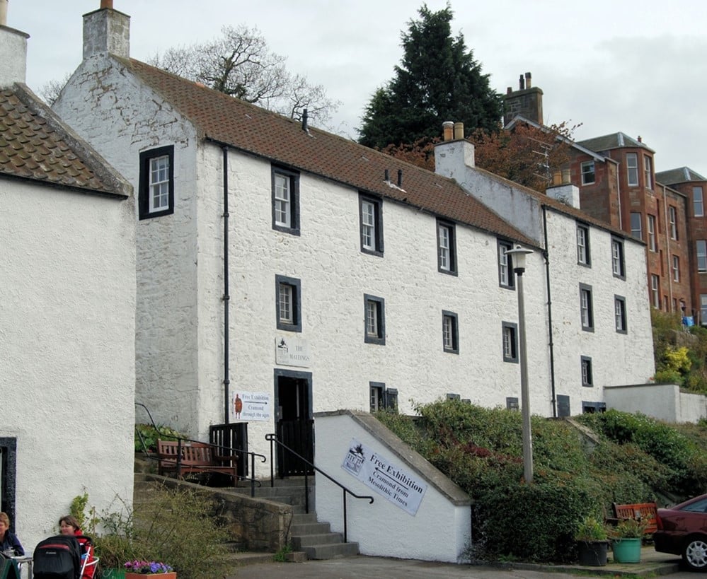 Exterior shot of the Maltings at Cramond