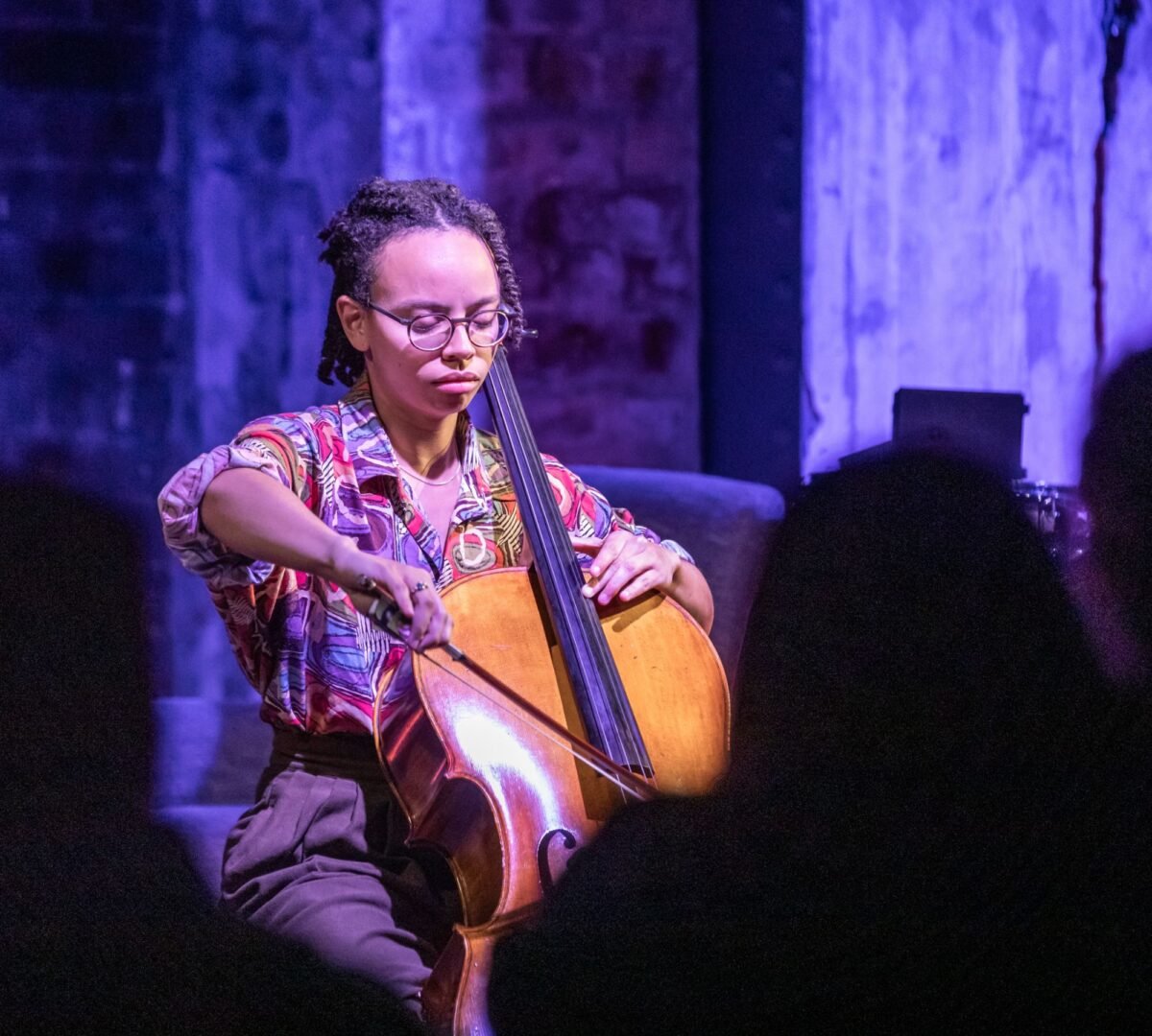 Simone Seales playing cello