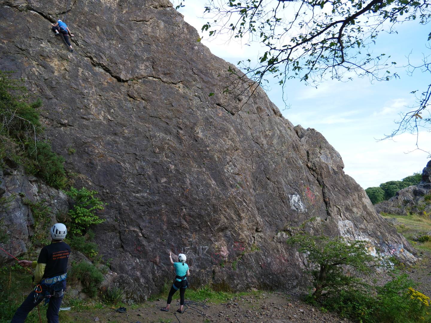 high up on Blackford Quarry Edinburgh,© Height Club