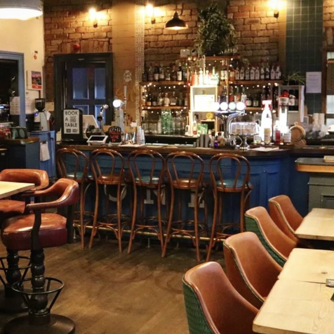 Bar area at One Canon Pub & Pizza