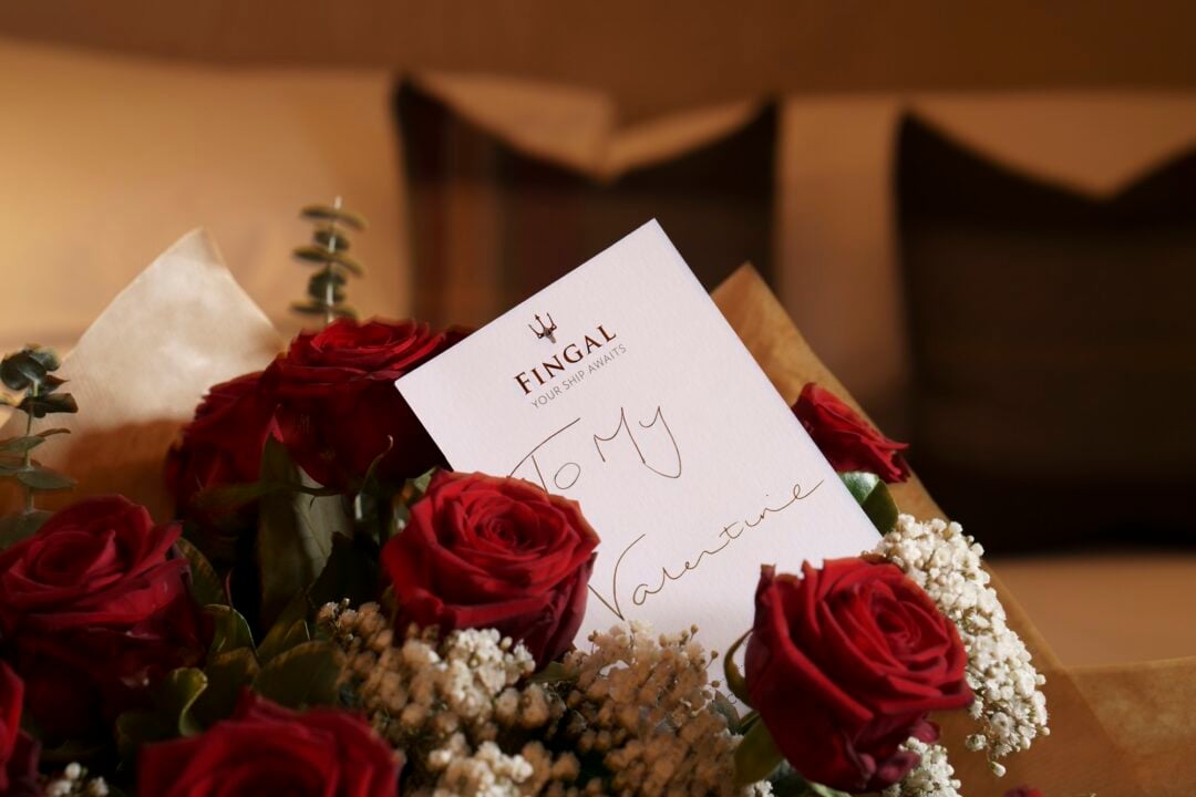 Valentine flowers at Fingal