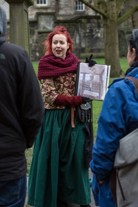 Walk the Old Town Guide showing image of Skeleton,©Duncal McCall Photography and Walk The Old Town Ltd