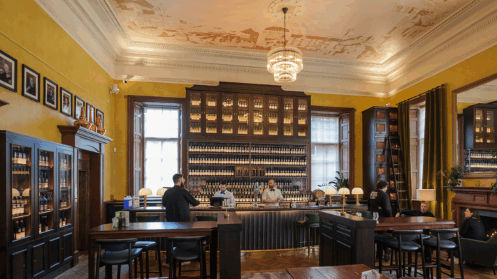 Interior of The Scotch Malt Whisky Society, The Vaults