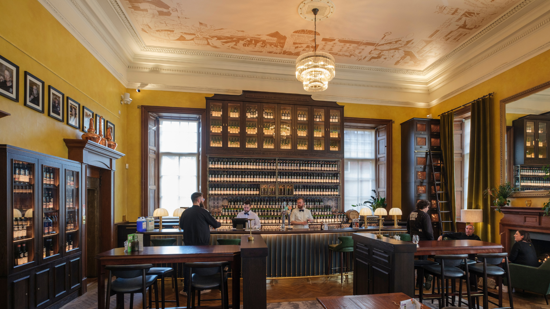 Interior of The Scotch Malt Whisky Society, The Vaults
