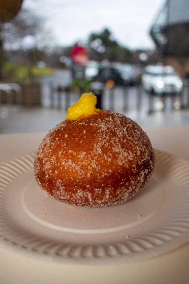 Fried Doughnut with ricotta,© Mizzica Sicilian Deli