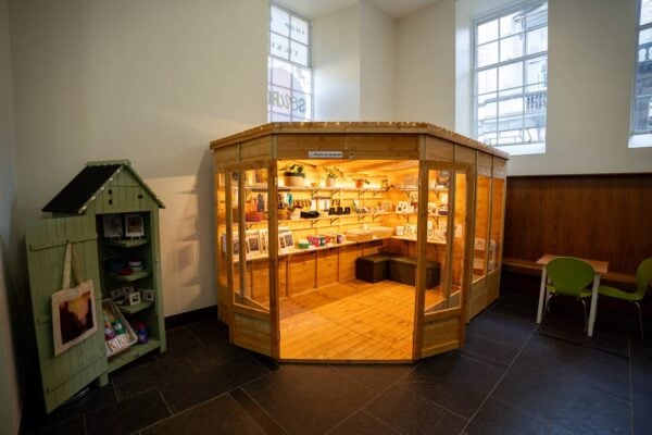 Shopping hub of artisan crafts at Source Edinburgh - Tourist Information centre