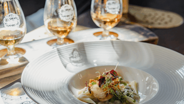 Whisky tasting and food at The Scotch Malt Whisky Society, The Vaults