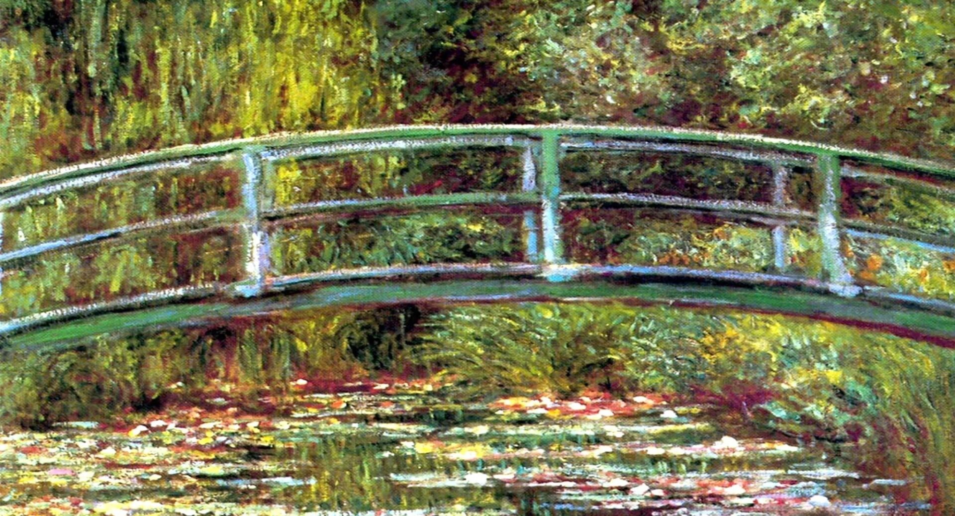 Painting of Monet's bridge over Giverny