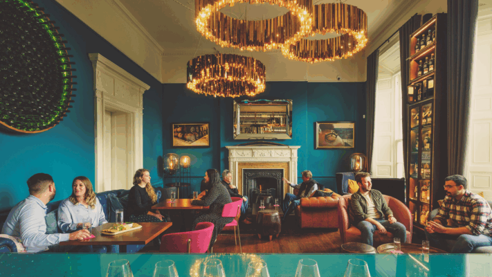 The interior of The Scotch Malt Whisky Society, Queen Street