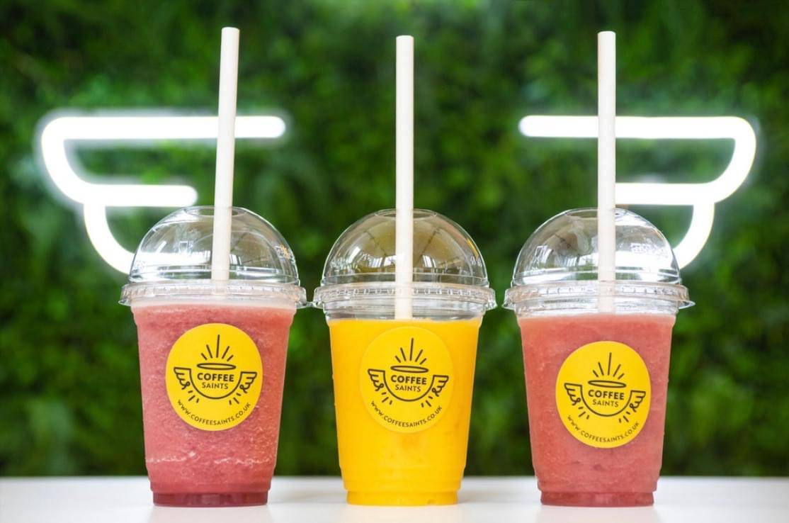 Coffee saints fruit smoothies