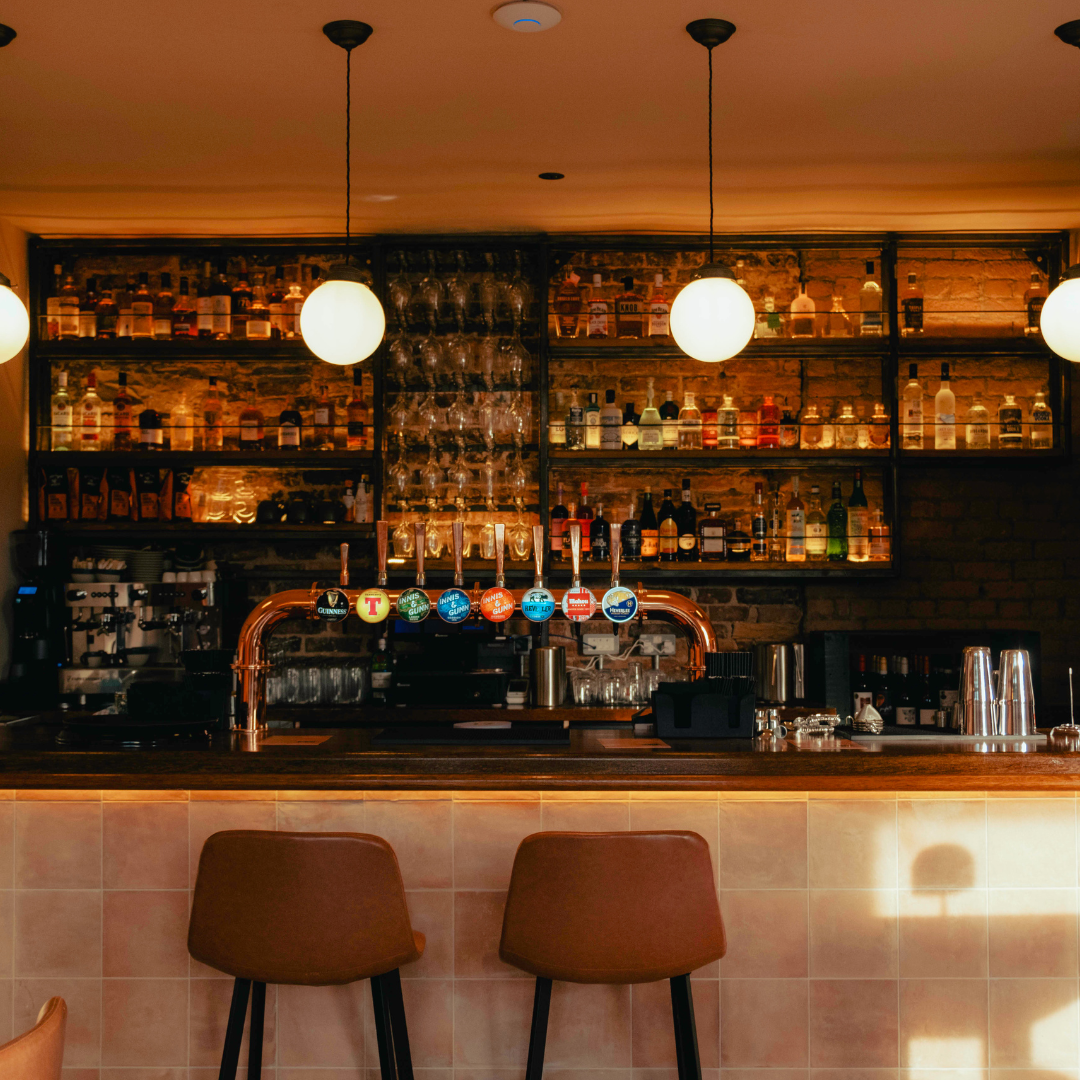 Bar area at Mara