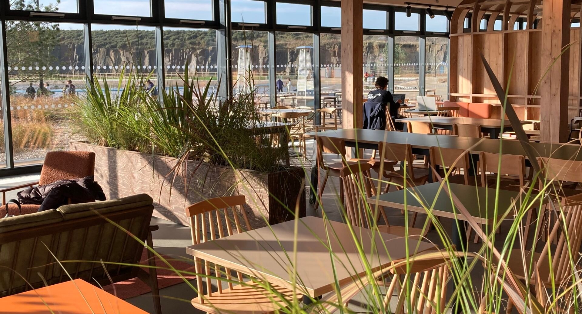 Restaurant area at Lost Shore Resort