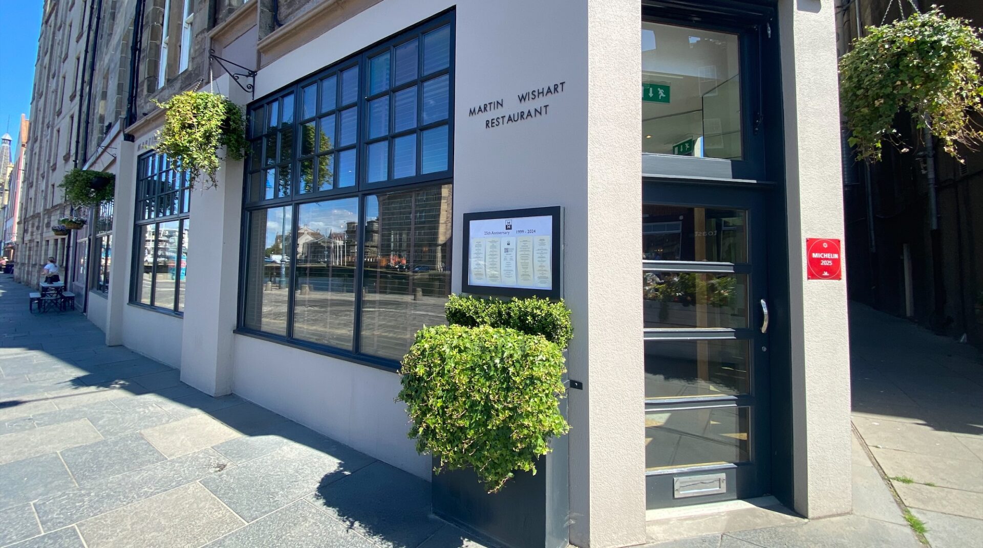 Exterior of Martin Wishart Restaurant