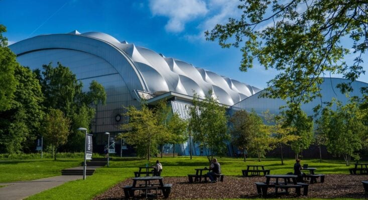 Oriam: Scotland's Sports Performance Centre, Front Entrance,© Oriam
