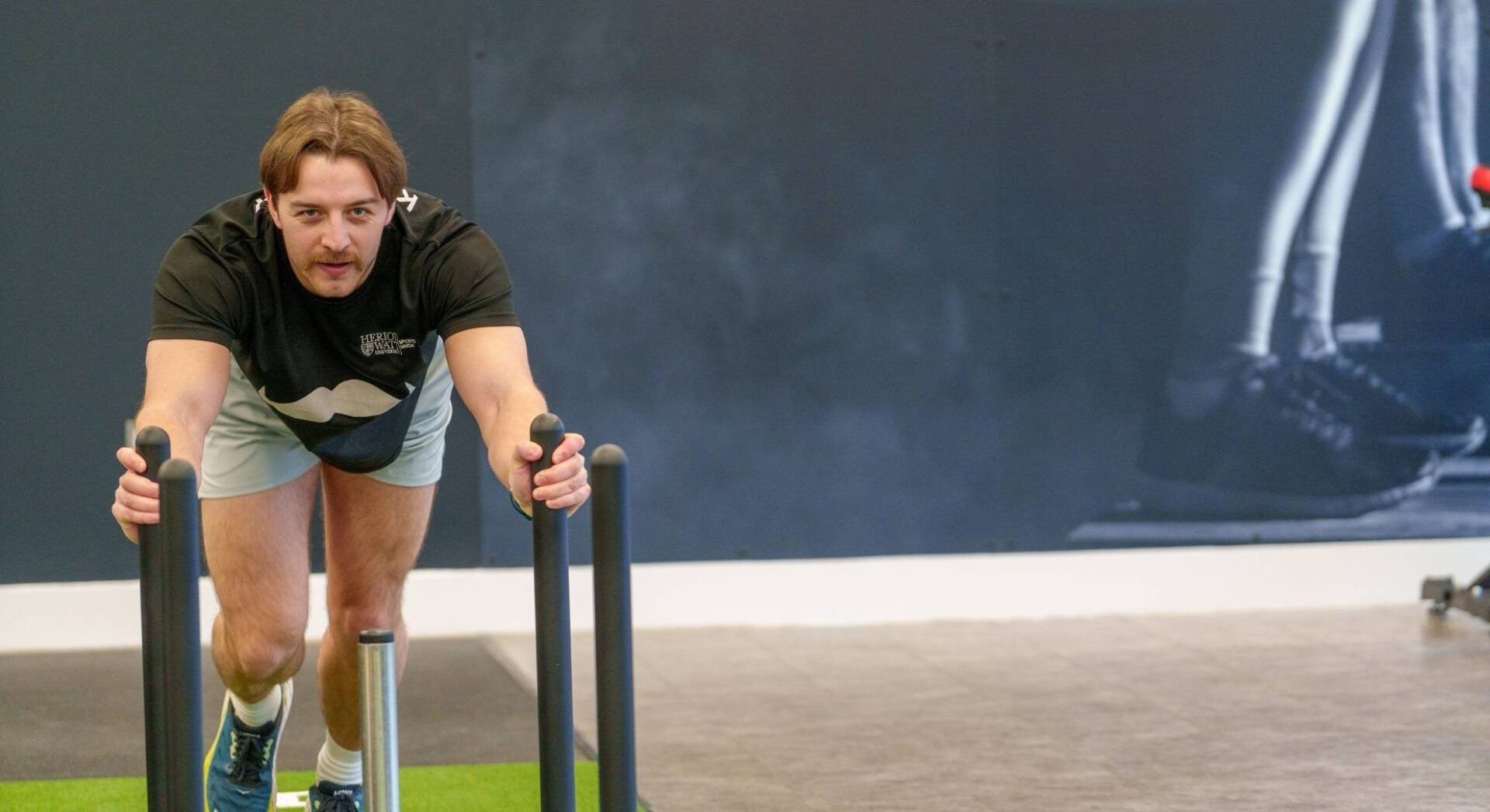 Oriam Fitness Suite - Sled Push,© Oriam