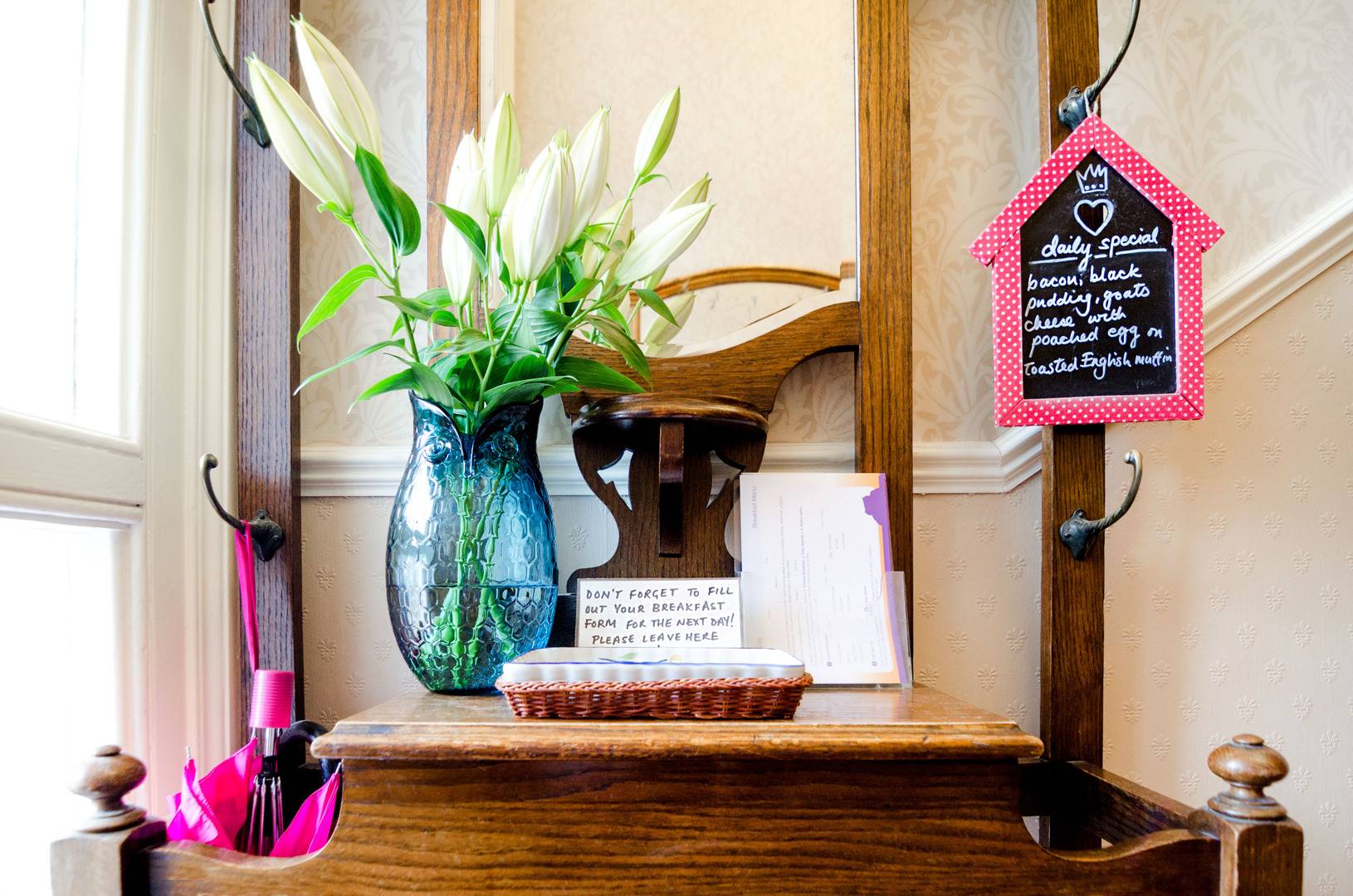 Reception area at Kingsway Guest House