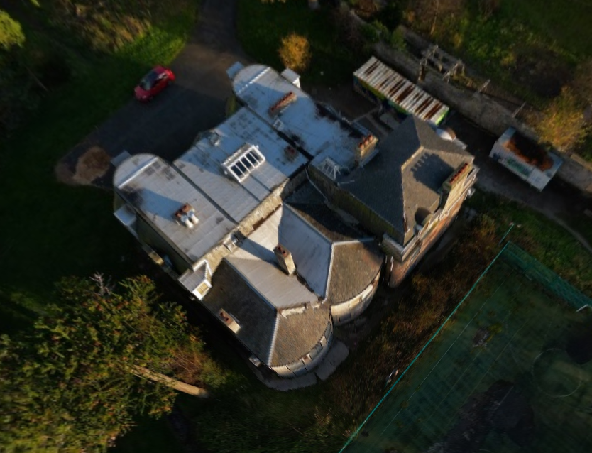Birdseye view of Gracemount Mansion