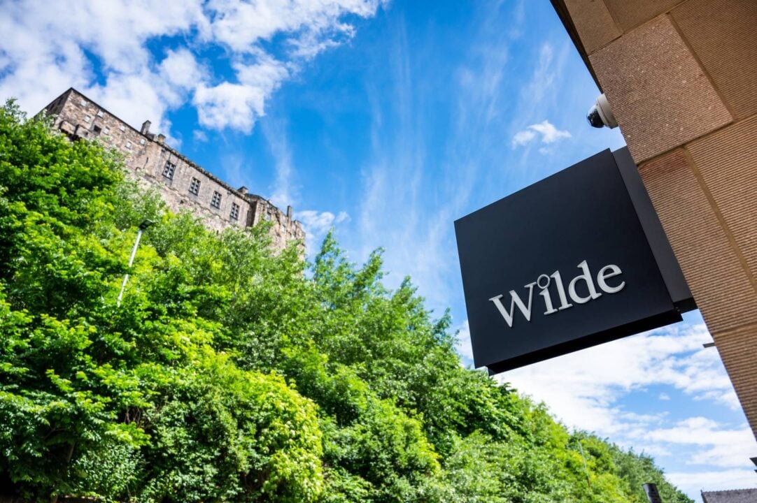 Exterior Image of Wilde Apartments with Castle in background