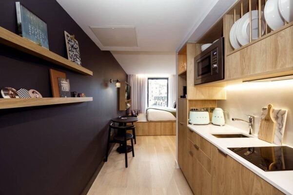 Wilde apartments kitchen