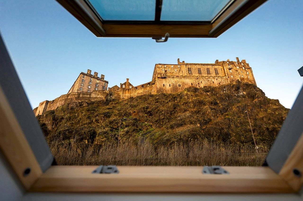 Wilde apartments view of castle