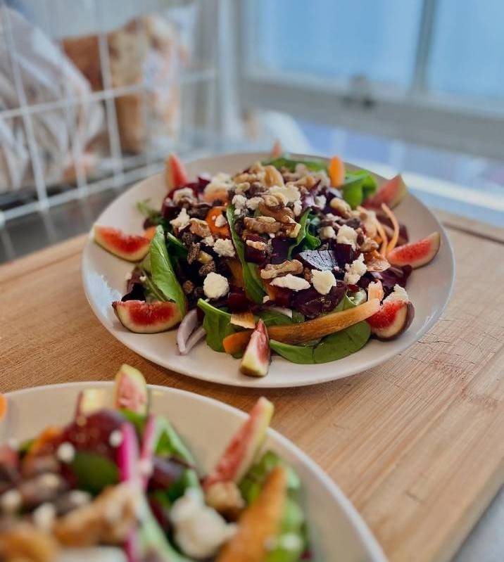 House salad at Rising Tide Cafe Limited, Portobello, Edinburgh,© Rising Tide Cafe Limited
