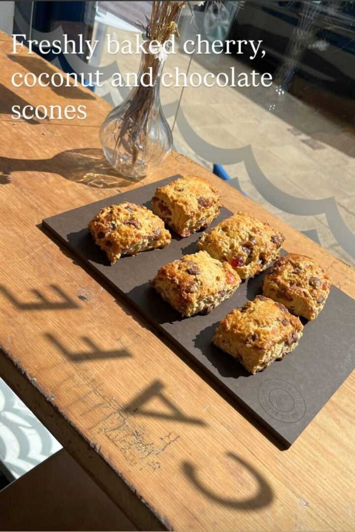 Freshly baked scones at Rising Tide Cafe Limited, Portobello, Edinburgh,© Rising Tide Cafe Limited
