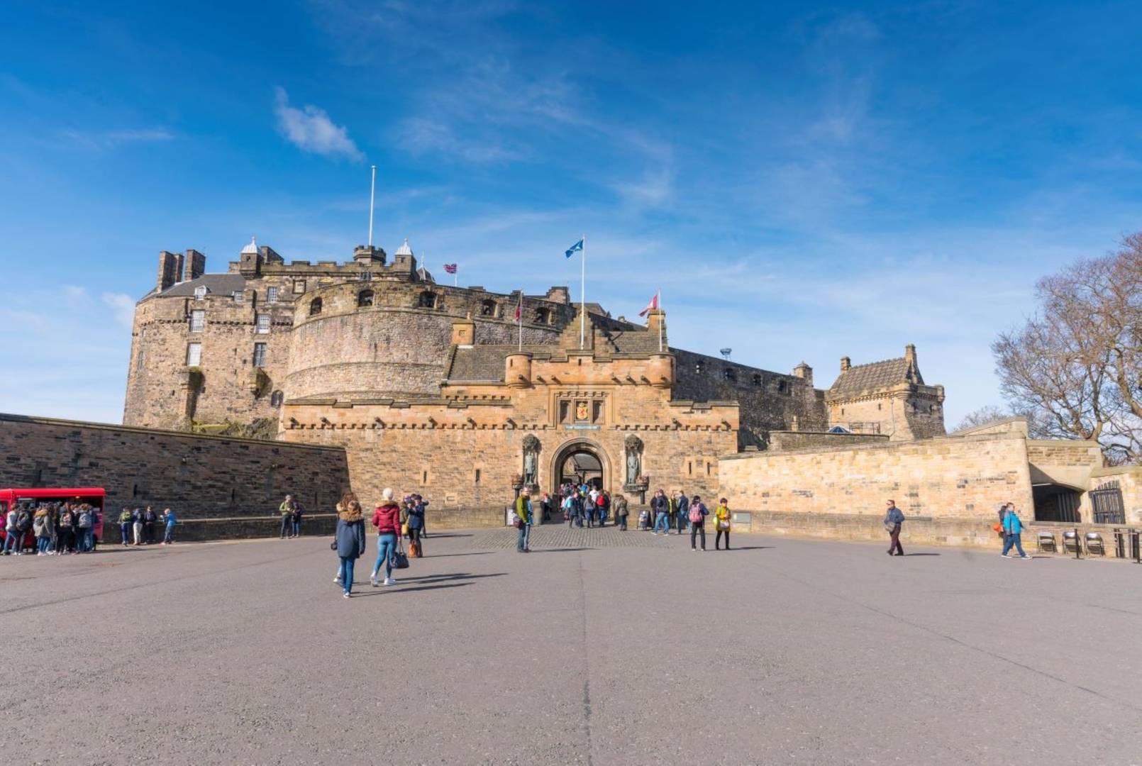 Heritage Guides at tour at Edinburgh Castle