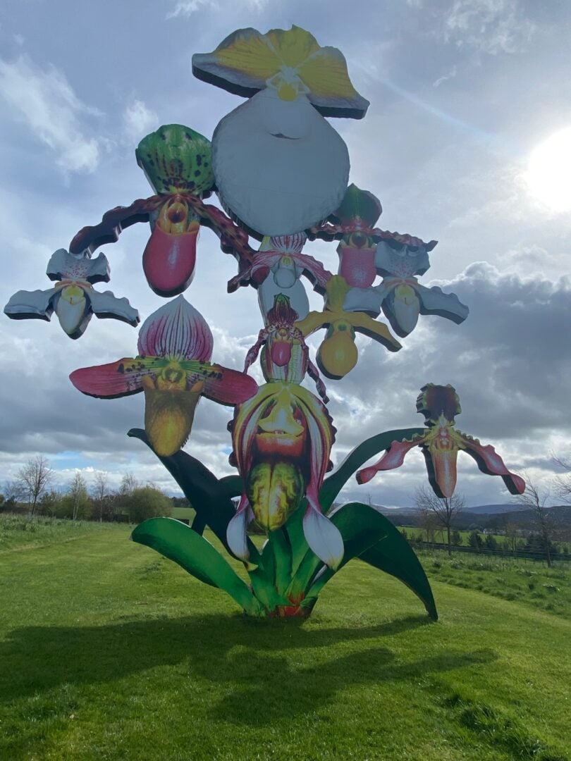 Love Bomb sculpture at Jupiter Artland