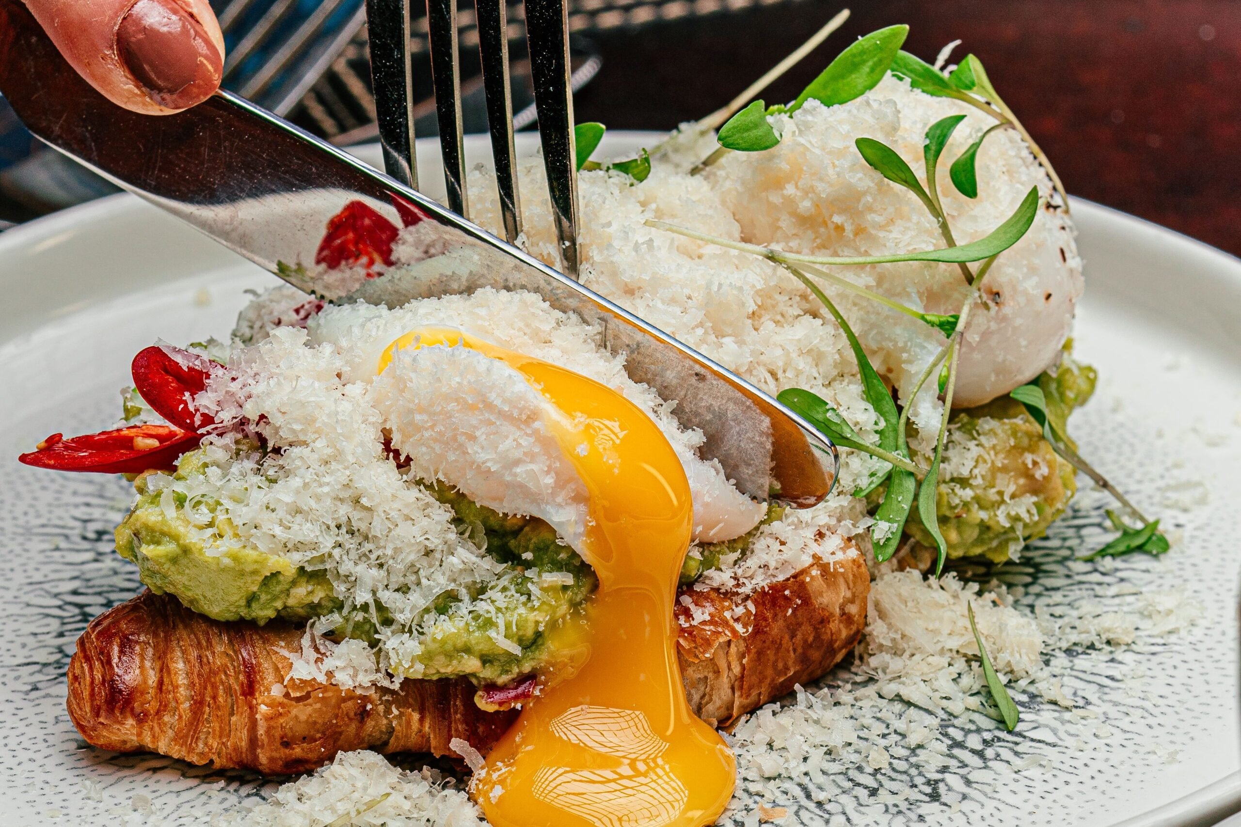 Brunch plate at Brewhemia