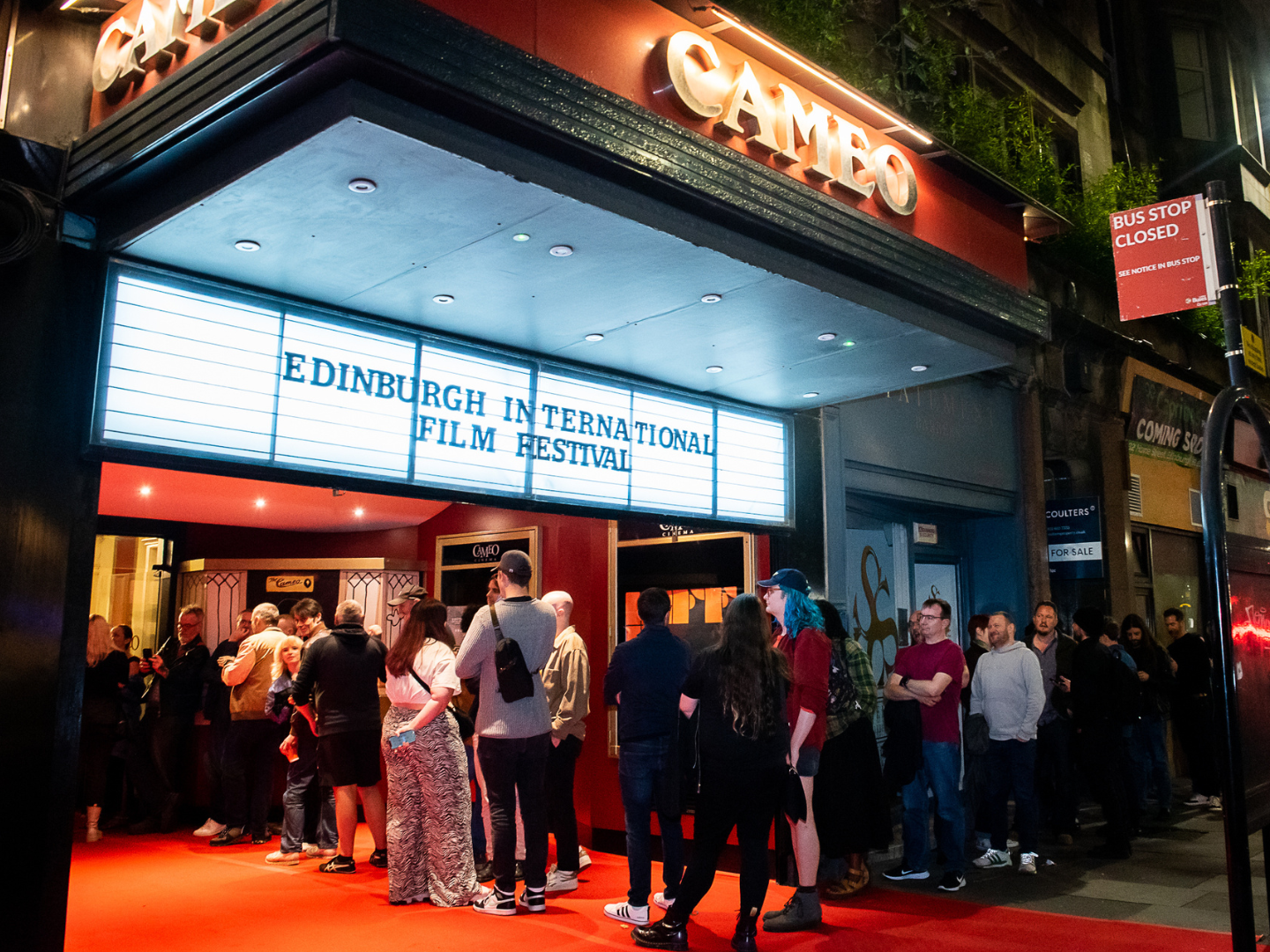 Audiences entering The Cameo cinema for a screening during Edinburgh International Film Festival