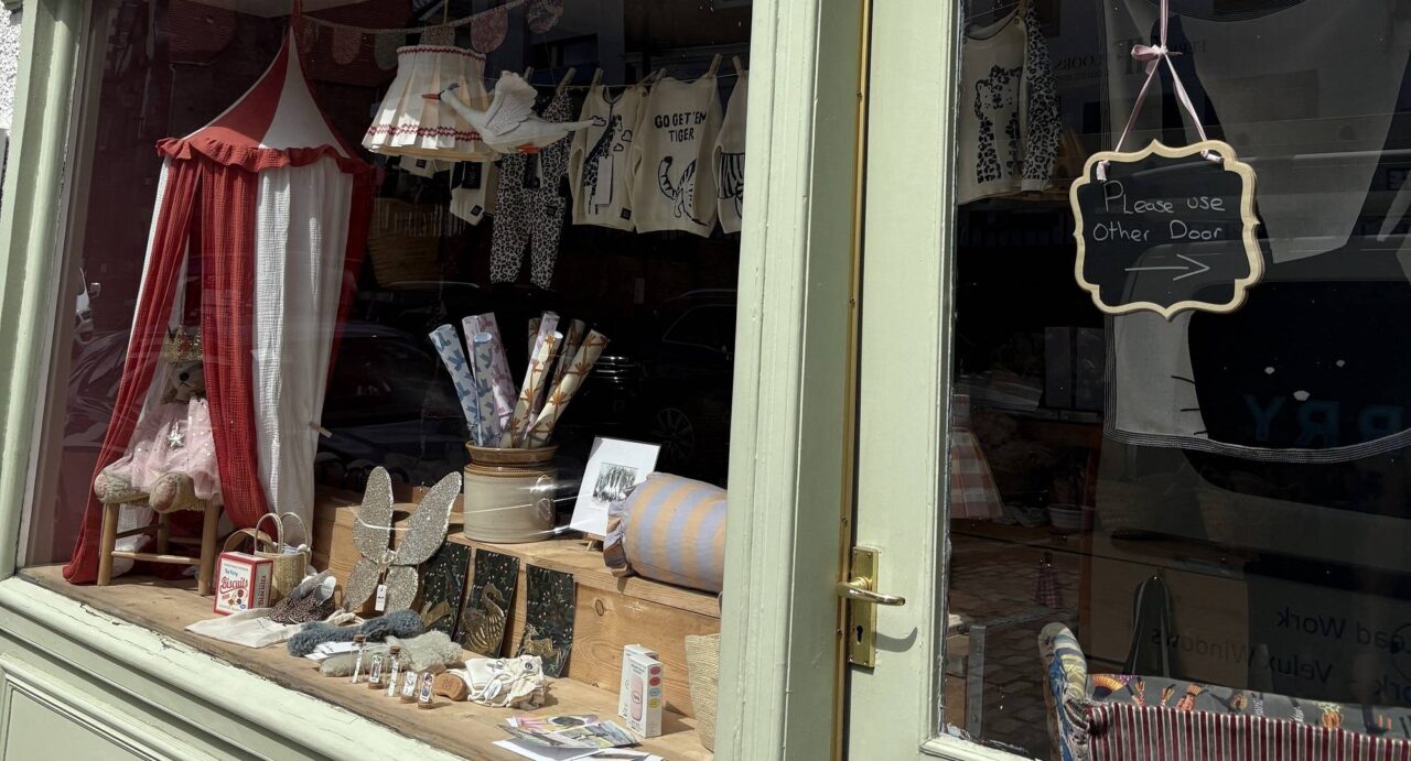 Shop window of Flowers and Gifts by Emily