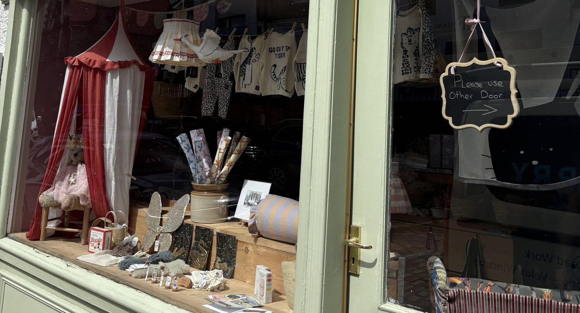 Shop window of Flowers and Gifts by Emily