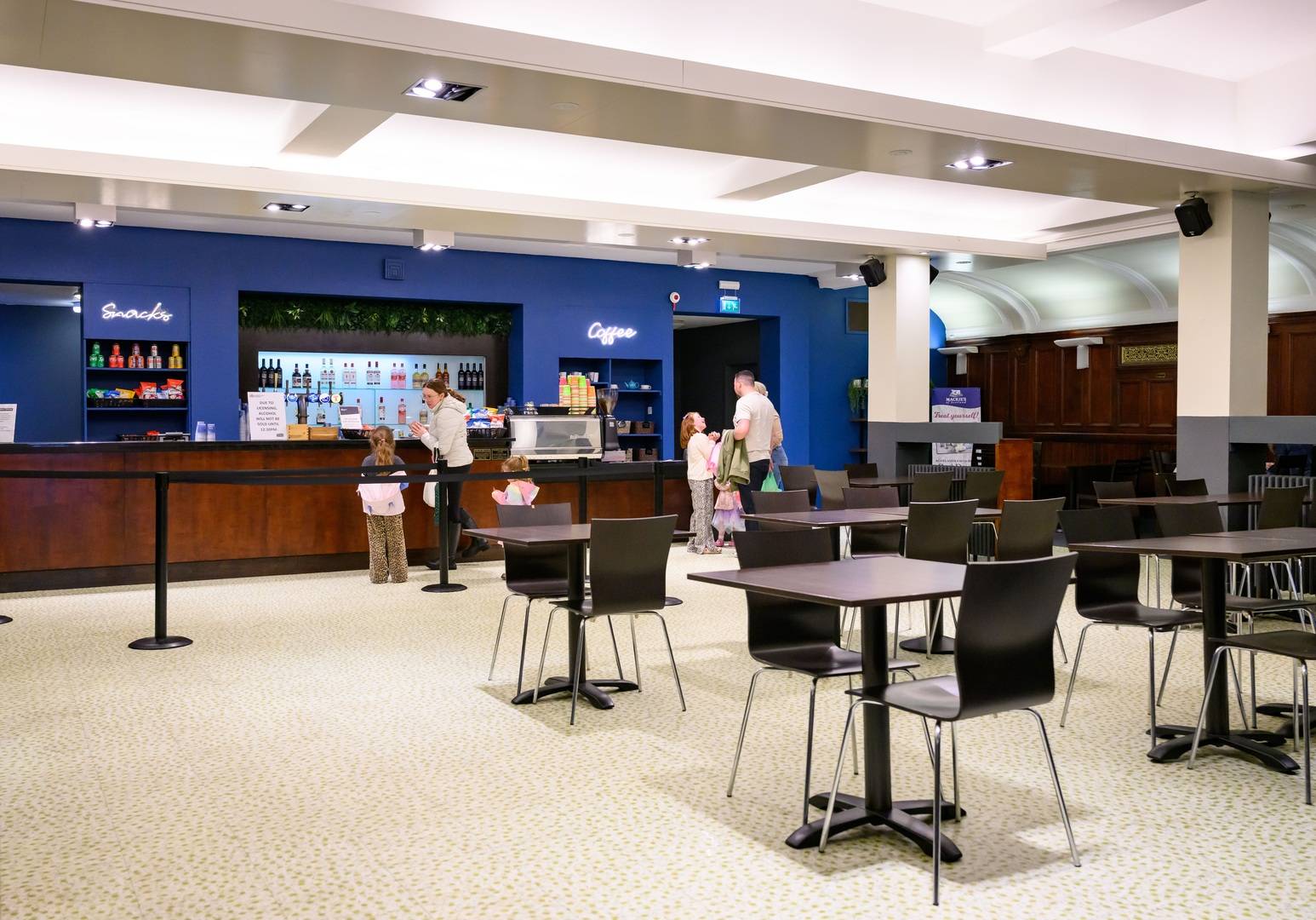 The Church Hill cafe/bar area