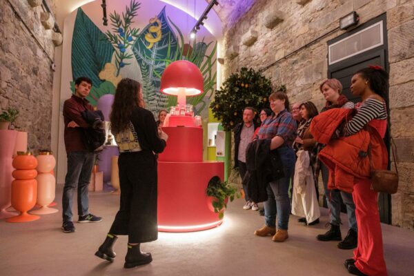 Visitors on a Tour at Edinburgh Gin