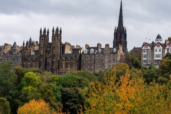 Picture taken from West Princes Street garden of Mound