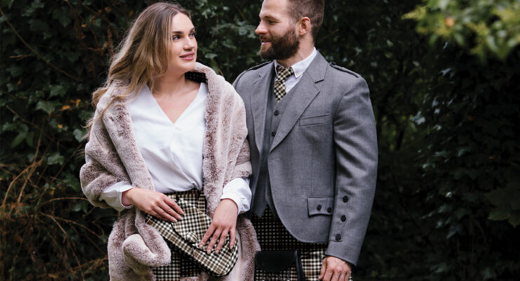 A man and woman looking at eachother
